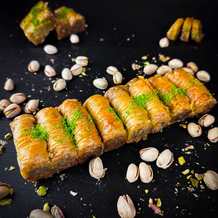 Baklava - pistāciju rullīši