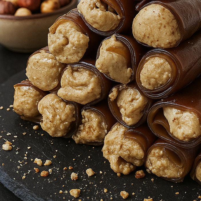 Gardas riekstu krēma ruletītes