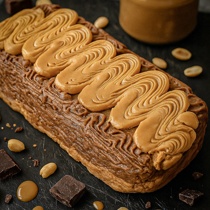 Riekstu-karameļu rulete ar iebiezināto krēmu