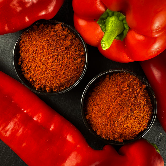 Aromātiska sarkanas saldas paprikas pulveris