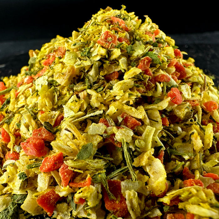 Dārzeņu garšviela aromātiskiem dārzeņu ēdieniem un piedevām