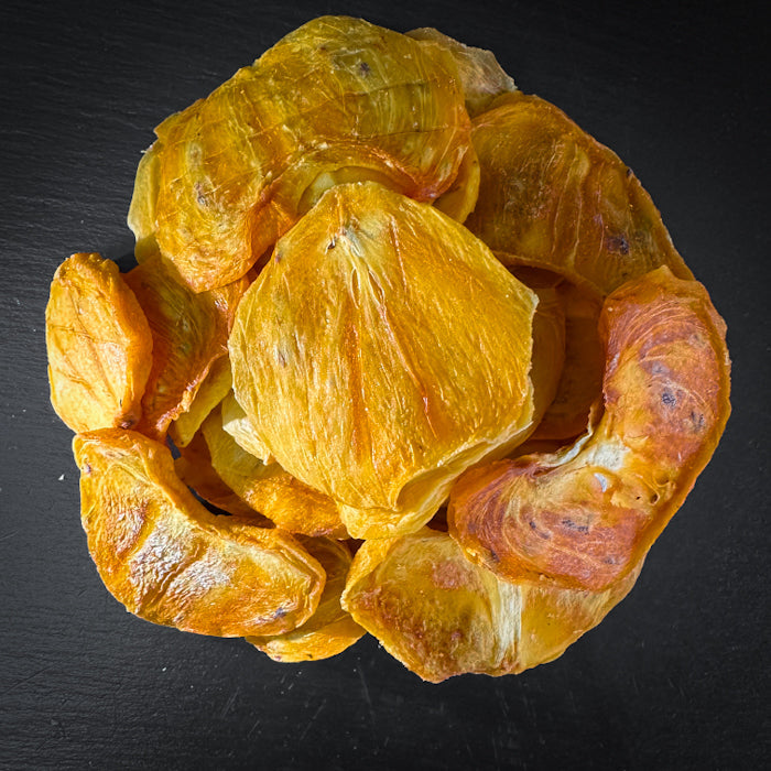 Žāveta hurma bez pievienota cukura, slaisēta