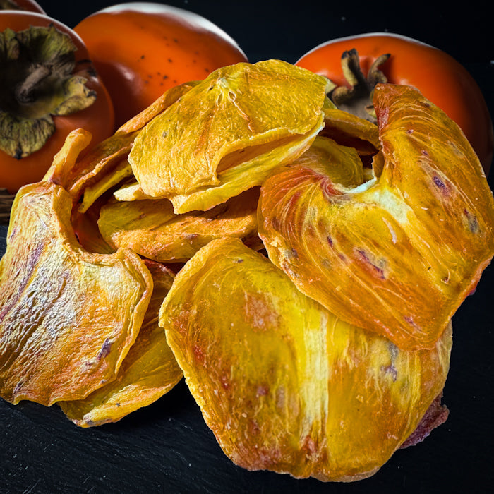 Žāveta hurma bez pievienota cukura, slaisēta