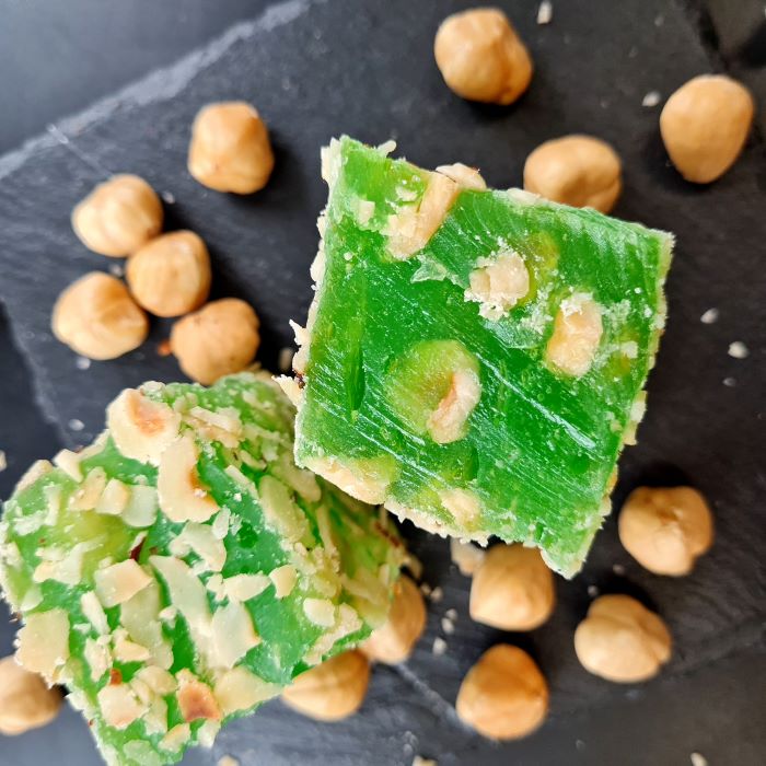 Kivi lukums ar lazdu riekstiem