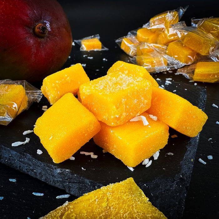 Mango košļājamās konfektes
