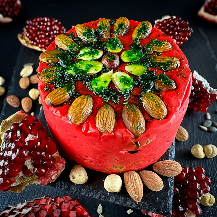 Мини-тортиты без самаркандских халв - sulīgs granātābols