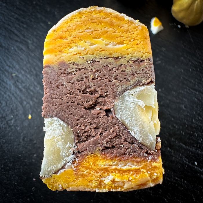 Samarkandas halvas rullīši ar karameļu garšu un lazdu riekstiem