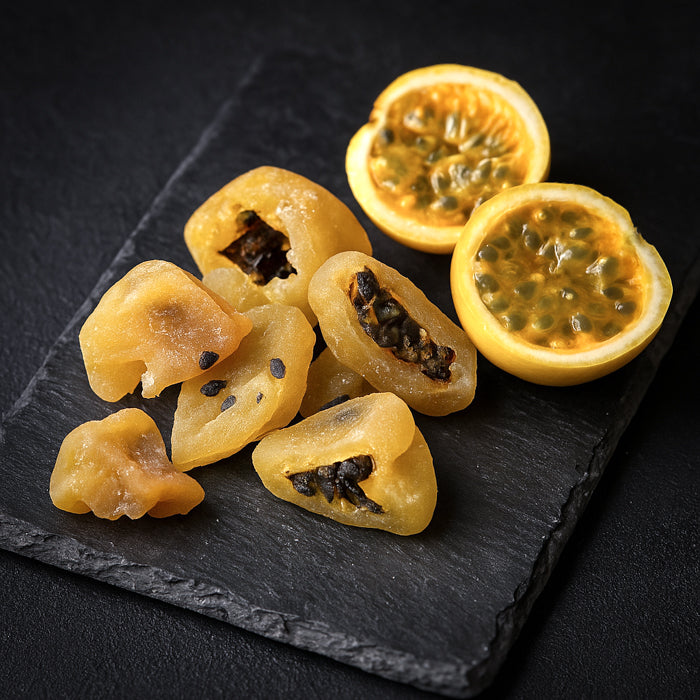 Vjetnamas dzeltenā marakuja ar cukuru