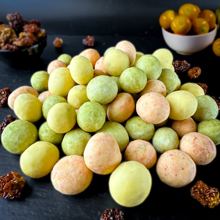 Žāvēts fizālis baltā šokolādē