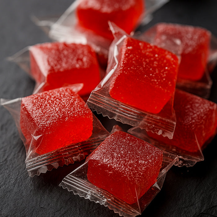 Zemeņu košļājamās konfektes